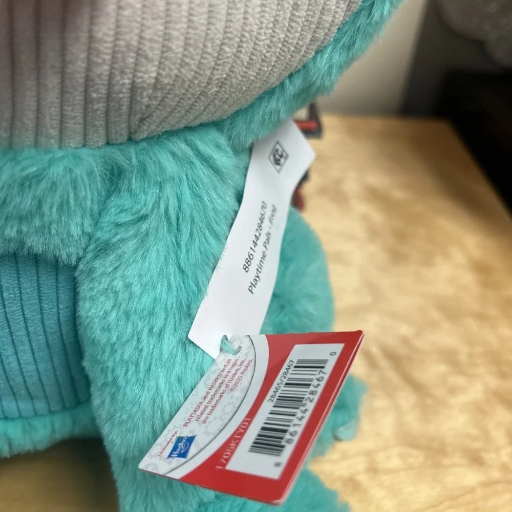 [New]. PLAYSKOOL HASBRO PLAYTIME PALS FROG PLUSH; 10.5 In Tall ; New with Tag